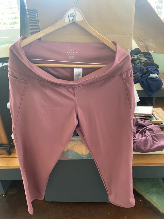 Danskin Pants - Danskin Mauve High-Waist Workout Leggings